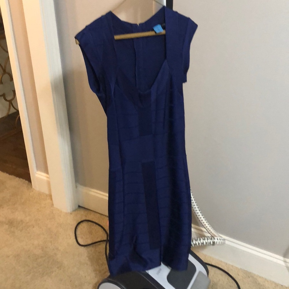 Navy French Connection Dress (Size 4)